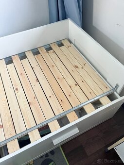 Rozkládací postel ikea brimnes 80x200 az 160x200 - 4