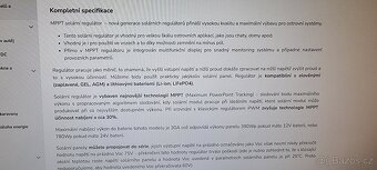 MPPT solární regulátor 30A-Nový s dovozem zdarma - 4