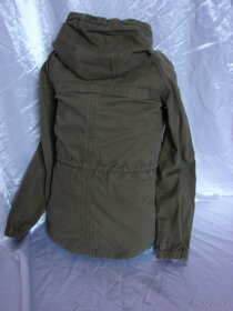 Zelená khaki parka na podzim vel.XS,zn.cropp, - 4