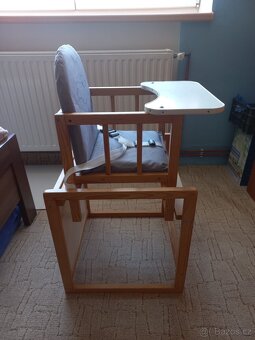 Dětská jídelní rozkládací židlička - 4