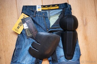 Kalhoty na moto - kevlarové Jeans Viper Warrior - 4
