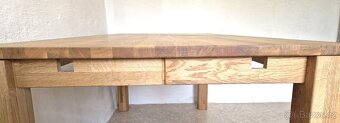 Úplně nový stůl dub masiv 90x180 cm - 4