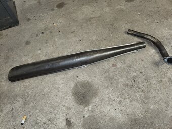 Jawa 50 21 pionýr výfuk s kolenem - 4