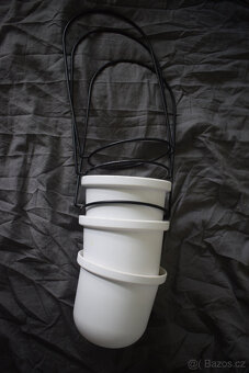 3 závěsné obaly na květináče na kovové konstrukci - 4