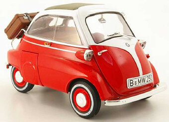 Model 1:18 BMW Isetta 1960 Red/White Schuco - 4