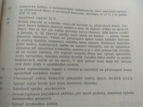 SCHEMATA ELEKTRICKÉHO. ZAP. OS. AUT. II., 1969 - 4