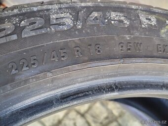 225/45/18 letni pneu CONTINENTAL a HANKOOK 225/45 R18 - 4