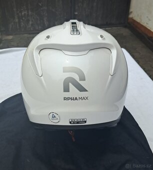 Odklápěcí přilbu HJC R-PHA MAX, bílá perleť - 4