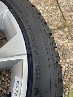Zimní sada ALU kol originál Škoda 5x100 R18 pneu 205/45/18 - 4