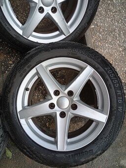 PRODÁM ALU KOLA SADU 205/55 R16 LETNÍ OCTAVIA RONAL 5X112 - 4