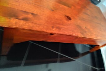 TV stolek / Konferenční stolek z masivu borovice - 4