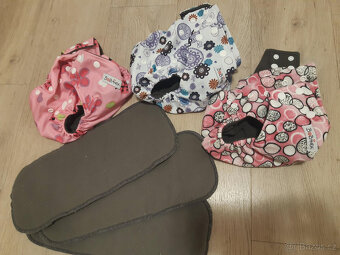 Látkové plenky sada - 4