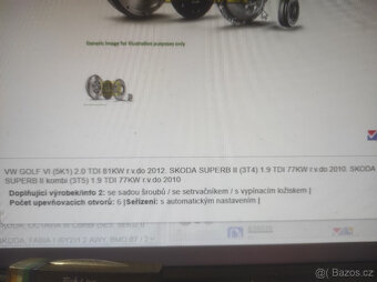 LUK SPOJKA+SETRVAČNIK OCTAVIA 2 1,977KW /NOVA/ - 4