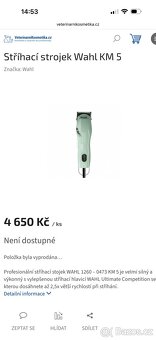 Stříhací strojek na psy Wahl KM 5 - 4