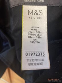Černý oblek Marks / Spencer - 4