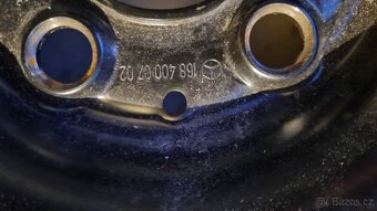 5x plechové disky Mercedes 1684000702 - 4