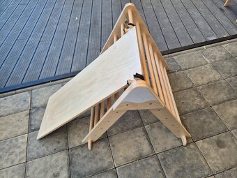 Montessori dřevěná průlezka/triangl utukutu - 4