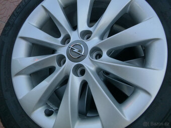 2. Letní sada alu kola originál Opel GM 5x110 6,5Jx16 ET37 - 4
