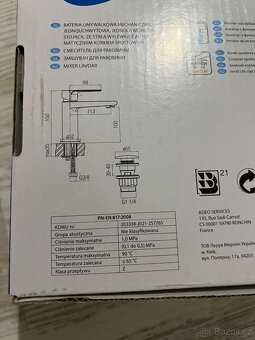 Baterie umyvadlová nová černá sensea alto - 4