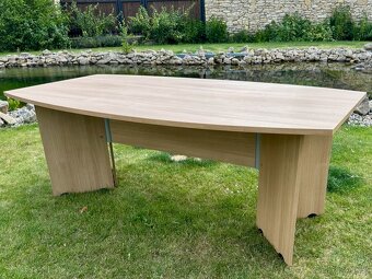 kancelářský nábytek HOBIS – řada Gate, dekor světlý dub - 4