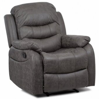 Hnědé a šedé polohovací křeslo TV-4086 - 4