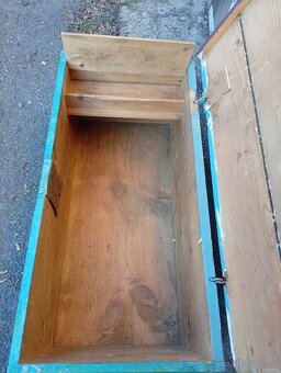 Stará malovaná selská truhla - 4