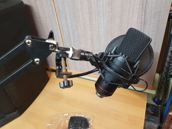 Mikrofon MOZOS s pop filtrem a stojanem - 4