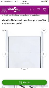 Vysuvný suplik mezi pracku a susicku - 4