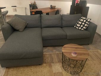 Gauč IKEA VIMLE jako nový, šedá - 4