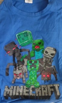Set triček Adidas, Minecraft...a rifle, vel. 146-152 - 4