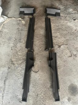 Prahové plasty lišty hnědé škoda favorit 135 136 l LS - 4