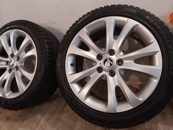 Alu kola Škoda Trifid 5x112 R17 zimní Pirelli Scotto zero 3 - 4