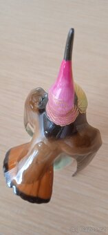 Porcelánová soška kolibřík Hutschenreuther - 4