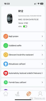 Fitness prsten s displejem a bezdrátovým nabíjením + ZÁRUKA - 4