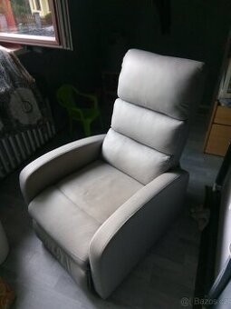 Polohovatelné/relaxační TV křeslo 70x80 + polštáře - 4