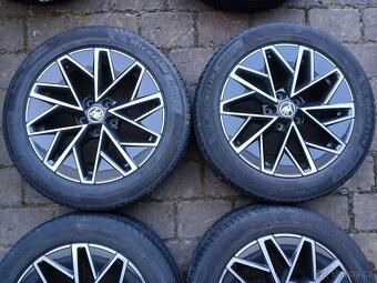 ALU kola,sada,ŠKODA SLAGARD,originál,205/55 R17,5x112,TOP - 4