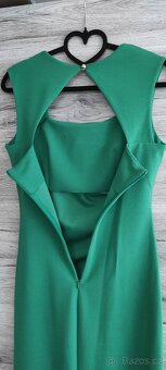 Comtessa - elegantní šaty zelené, vel. S - 4