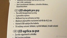 RŮŽOVÝ OBOJEK S LEDKAMA, SVÍTÍ, BLIKÁ - 4