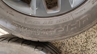 Sada alu kol 17" s letními pneumatikami 235/55 ZR17 (5×108) - 4