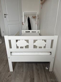 IKEA kompletní dětská postel + matrace + povlak - 4