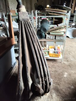 Kovářský starý měch , délka 220 cm - 4