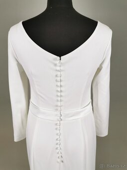 Luxusní nenošené svatební šaty, MARIGOLD, XS/S- 34/36 EU - 4