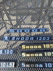 škoda zadní znak čela 105 S - 4