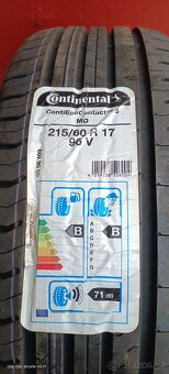 Prodám 4x nové letní 215/60R17 Continental - 4