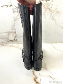 Kožené kozačky Högl - 4