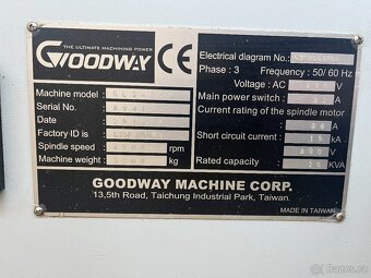 CNC soustruh Goodway GLS200 - 4