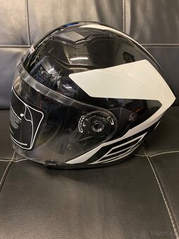 Přilba Cassida bílá/černá lesk - výprodej - 4