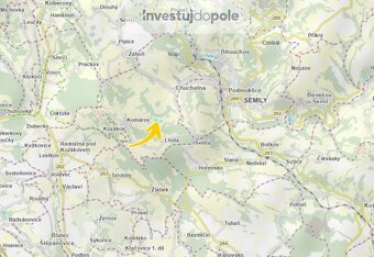 Prodej pole v k.ú. Lhota Komárov - 4