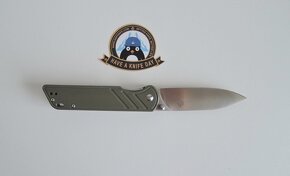 Kapesný nůž QSP Parrot, zelený s D2 - 4