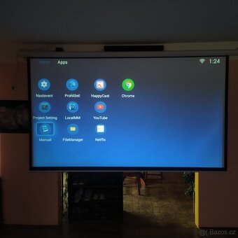 Projektor plus elektricky ovládané plátno 3x2m (142inch) - 4